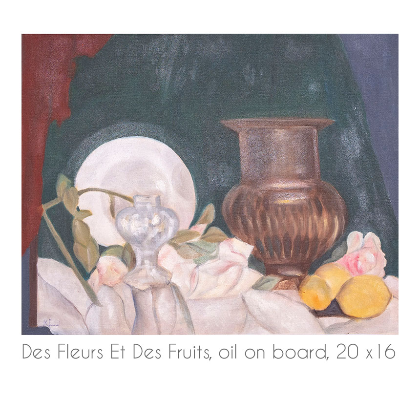 painting fruits and flowers